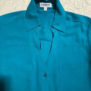 Express Portofino long sleeve blouse XS